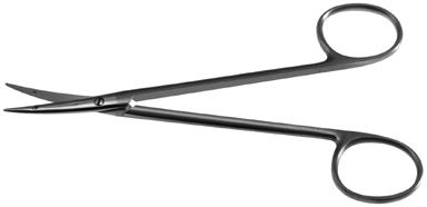 Brown Dissecting Scissors - Curved - JEDMED